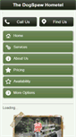 Mobile Screenshot of dogspawhometel.com