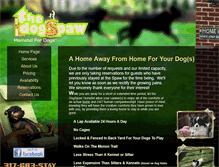 Tablet Screenshot of dogspawhometel.com